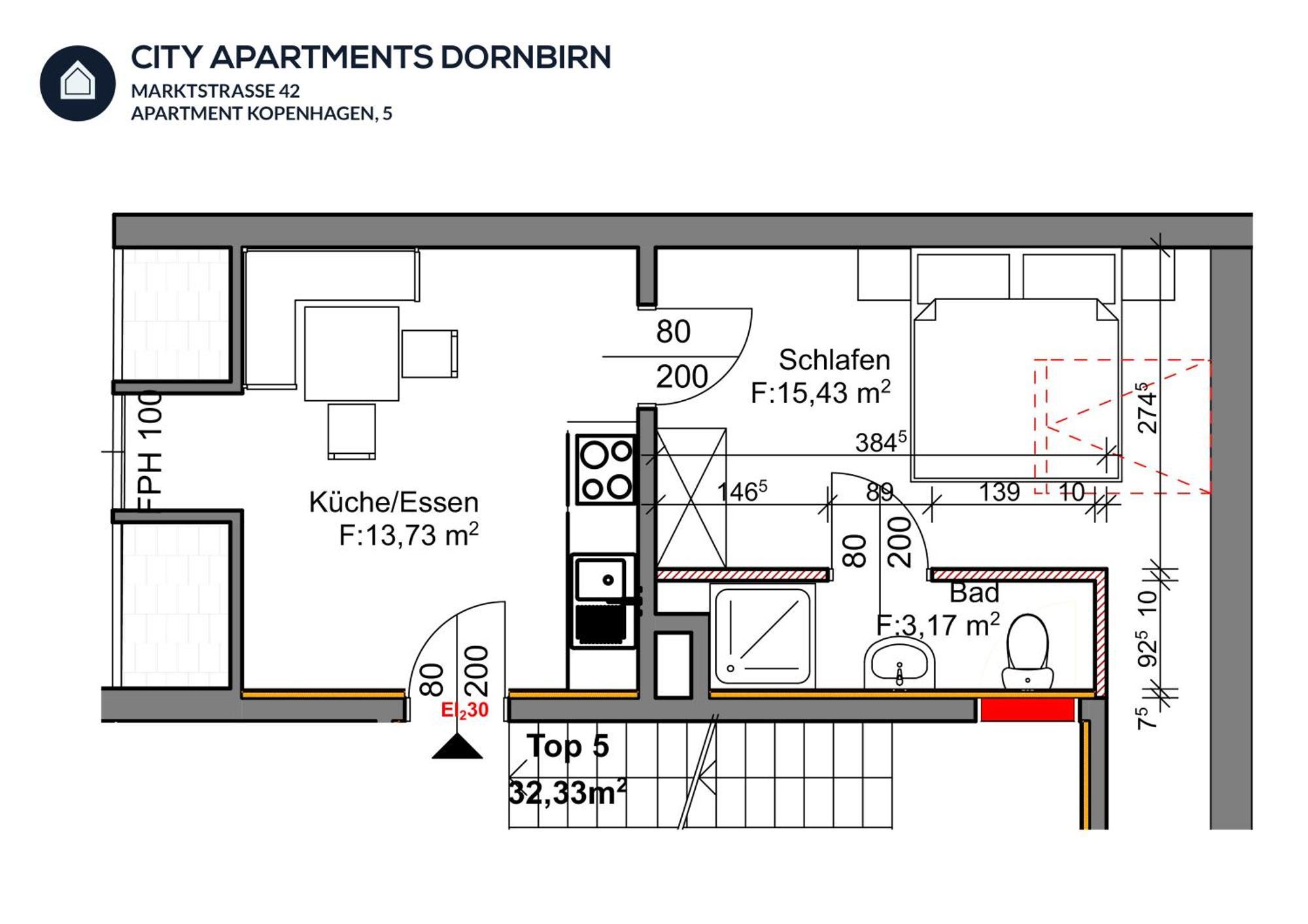 City Apartments Dornbirn Gemuetliches Apartment Im Stadtzentrum Dornbirn, Kopenhagen 5 Екстериор снимка